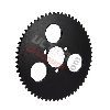 Couronne Renforcée 60 Dents 3 Trous pour Chaine Petit Pas de Pocket Bike (Type 2), Pieces Bike Nitro