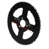 Couronne Renforcée 74 Dents Petit Pas H25 pour Pocket Bike 3 Trous 4 Branches  Ø26mm, Pièces Pocket Bike