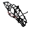 Cadre quad Shineray 200 STIIE-B, Pièces Shineray 200STIIE et 200STIIEB