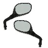 Lot de rétroviseur pour scooter Baotian BT49QT-11 (Noir), Pieces Baotian BT49QT-11