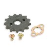Pignon et fixations pour moteur 50cc pour Dax Skyteam, Pièces Dax Skymax