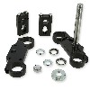 Té de fourche complet 45x48x160 pour dirt bike (type 3) - NOIR, Pieces Dirt Bike