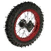 Roue Arrière 12'' Rouge pour Dirt Bike AGB29, Pieces Dirt Bike