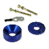 Adaptateur pour Filtre à Air de 30 mm avec Starter Intégré (Bleu), Pièces Pocket Bike