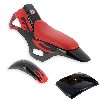 Carénage Noir-Rouge pour Pocket Cross avec selle rouge (type 1), Pièces Pocket Cross