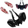 Carenage Quad shineray 200cc + autocollants (avant), Pièces Quad Chinois 200cc