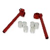 Guidons Bracelet Rouge Tuning Pocket bike (type 3), Pièces Racing pocket ZPF