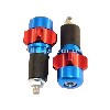 Embout de guidon Tuning Rouge-Bleu foncé (type2), Pièces YAMAHA PW80