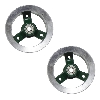 Jante avant pocket quad Verte-Alu (type 1), Pieces pocket quad