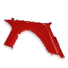 Carenage gauche pour Quad Shineray 250cc ST-9E - ROUGE, Pièces Shineray 250 STIXE ST9E