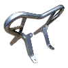 Support de plaque arrière pour Quad Shineray 250cc ST-9E (Argent), Pièces Shineray 250 STIXE ST9E