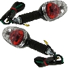 Paire de clignotant Carbone pour scooter, Pièces scooter chinois