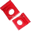 Tendeur de chaine carré Rouge, Pieces Dirt Bike
