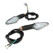 Paire de Clignotants à Leds Scooter Baotian BT49QT-12