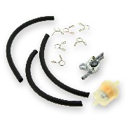 Robinet d'essence pour Dirt Bike + filtre Type 3