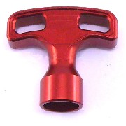 Poignée lanceur de couleur ROUGE