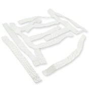 Paire de Filets de Marche Pieds blancs pour Bashan BS250AS-43
