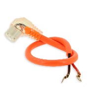 Cable d'alimentation baterie (36cm) pour Citycoco - Orange fluo