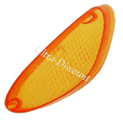 Cabochon Orange de clignotant avant gauche Scooter Baotian BT49QT-9