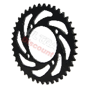 Couronne Renforcée 41 Dents Pas 420 pour Dirt Bike (Ø76mm)