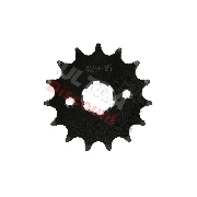 Pignon renforcé de 15 dents pour dirt (428 : Ø:20mm)