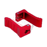 Cale-Pieds Rouge en Aluminium pour Pocket MTA4