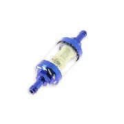 Filtre à essence démontable de HAUTE QUALITE (type 4 Bleu) pour Shineray 250 STXE