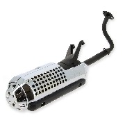 Pot d'échappement pour scooter Baotian BT49QT-7
