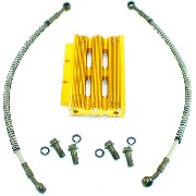 Radiateur d'huile pour dirt bike ( Jaune )