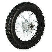 Roue Arrière 16'' Noire pour Dirt Bike (90/100-16)