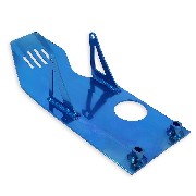 Sabot pour dirt bike de couleur Bleu