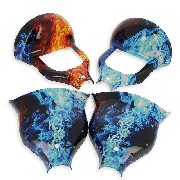 Coque hoverboard 10 pouces - Flamme