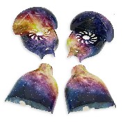 Coque hoverboard 10 pouces type 2 - Bleu Galaxie