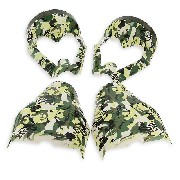 Coque hoverboard 8 pouces - vert armée