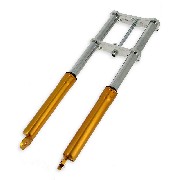 Fourche Pocket bike cross dorée