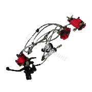 Kit frein hydraulique complet pour quad Shineray 350cc (XY350ST-2E)