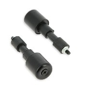 Embouts de guidon noirs pour Trex Skyteam