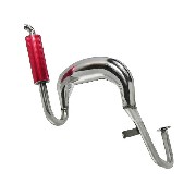 Pot d'échappement pour trottinette thermique (Rouge)