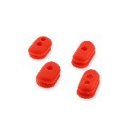 Passe-câbles en silicone pour Xiaomi M365 - Rouge