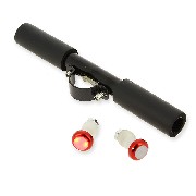 Guidon supplémentaire enfant avec embouts lumineux pour xiaomi m365