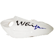 Flanc gauche pour scooter Chinois Blanc-Bleu (type2)