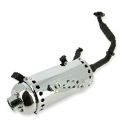 Pot  d'échappement pour scooter Chinois 125 cc (type 1)