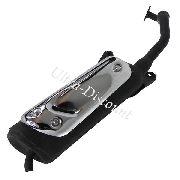Pot d'échappement pour scooter chinois 125 cc (type 3)