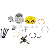 Kit 53cc 4 transferts + Vilebrequin Racing axe 12mm (type B OR)