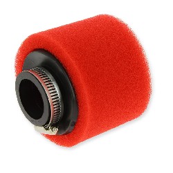 Filtre Racing Rouge en Mousse pour dirt bike 34mm, Pieces Dirt Bike