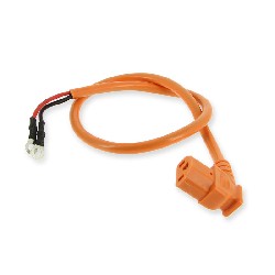 Cable d'alimentation baterie (52cm) pour Citycoco Shopper - Orange fluo