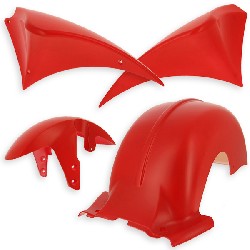 Carenage pour Citycoco Shopper Rouge mat