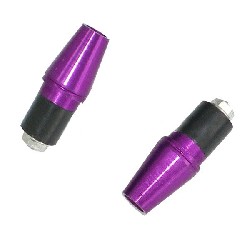 Embout de guidon Tuning Violet (type5), Pieces Dirt Bike