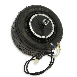 Roue Arrière complète pour Mini Citycoco 1000w 10x6.00-6, Pièces Mini Citycoco