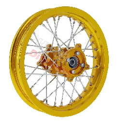 Jante dirt bike arrrière 12'' Haut de Gamme (CNC)